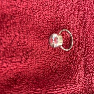 Silpada Silver Ring with Clear Stone